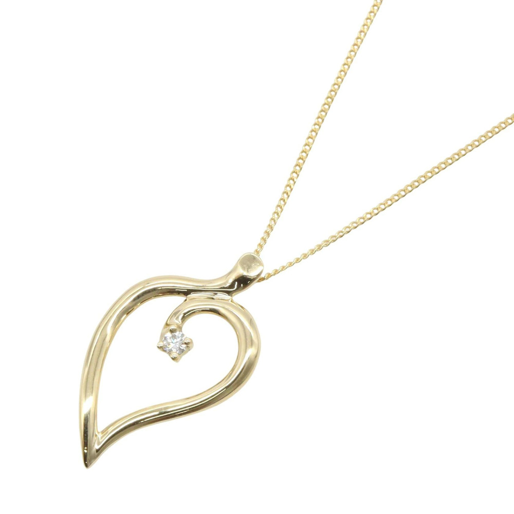 Tiffany Co Leaf Necklace Gold